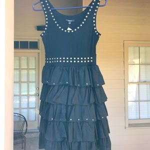 Small Black gold studded dress. Never worn. New.